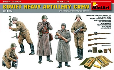 MiniArt 35185 1/35 Soviet heavy artillery crew