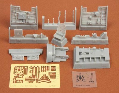 Sbs Model 48038 Ki-44 Shoki (Tojo) cockpit set 1/48
