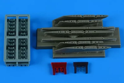 Aires 4916 F-5E Tiger II pylons&amp;missile launchers (AFV) 1/48