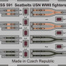 Eduard SS591 Seatbelts USN WWII fighters STEEL 1/72