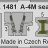 Eduard FE1481 A-4M seatbelts STEEL (MAGIC F.) 1/48