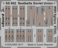 Eduard SS602 Seatbelts Soviet Union WW2 fighters STEEL 1/72 1/72