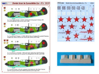 AML AMLD48014 Декали La-5 Soviet Aces 1/48