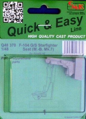 CMK Q48370 F-104G/S Starfighter seat MB Mk.7 (KIN) 1/48