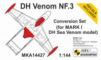 Mark 1 Models MKA-14427 Venom NF.3 Conversion Set (MKM) 1/144