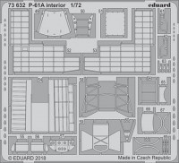 Eduard 73632 P-61A interior 1/72