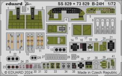 Eduard BIG72183 B-24H (AIRF) 1/72