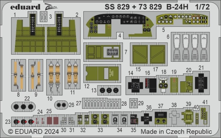Eduard BIG72183 B-24H (AIRF) 1/72