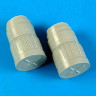 QuickBoost QB48454 MiG-29 Fulcrum correct exhaust nozzles with covers 1/48