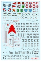 Foxbot Decals FBOT72072 Dassault-Mirage 2000D 1/72