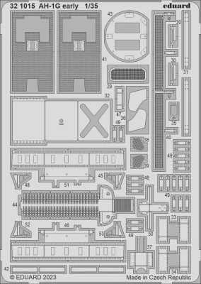 Eduard 321015 SET AH-1G early (ICM) 1/32