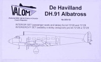 Valom DS03 DH.91 Albatross Interior Set (VALOM 72128-9) 1/72