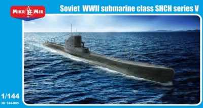 MikroMir 144-005 Советская подводная лодка серии V - &quot;Щука&quot; 1/144