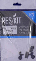 Reskit RS72-0166 A-1 Skyraider early wheels set (ACAD,HAS,ITA) 1/72