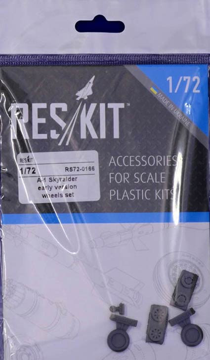 Reskit RS72-0166 A-1 Skyraider early wheels set (ACAD,HAS,ITA) 1/72