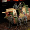 Stalingrad 1110 Немецкие танкисты, Первая мировая, 5 фигурок