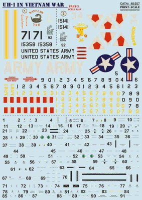 Print Scale 48-207 UH-1 in Viet Nam War Part 3 1/48