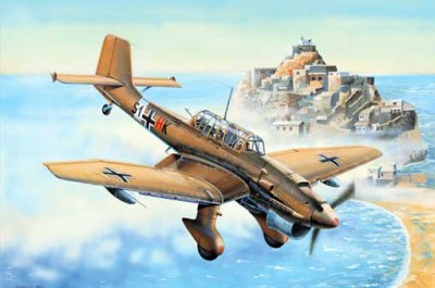 Trumpeter 03216 Немецкий самолёт Ju-87R Stuka