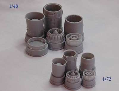 Amigo Models AМG 48012-3 MiG-21bis/21-93 exhaust nozzle of R25-300 1/48