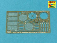 Aber 35G35 Grilles for Pz.Kpfw.V Ausf.G Panther & Jagdpanther Ausf.G2 Late models (designed be used with Takom kits) 1/35