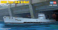 Hobby Boss 83507 Корабль DKM Type IX-B U-Boat (Hobby Boss) 1/350