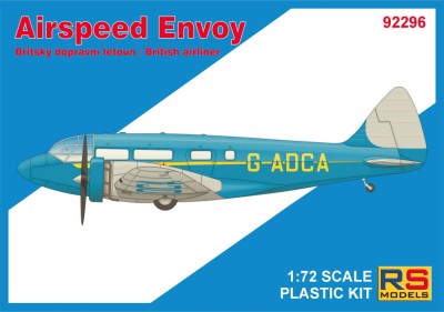 Rs Model 92296 Airspeed Envoy Lynx engine (4x camo) 1/72