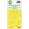 Art Scale 200-M32044 Dornier Do-335A-10 two seater canopy frame paint masks (outside only) 1/32