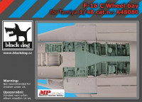 BlackDog A48080 F-16C wheel bay (TAM) 1/48