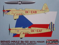 Kora Model 72217 Be-50 Beta Minor (Czechosl.Sporting Aircraft) 1/72