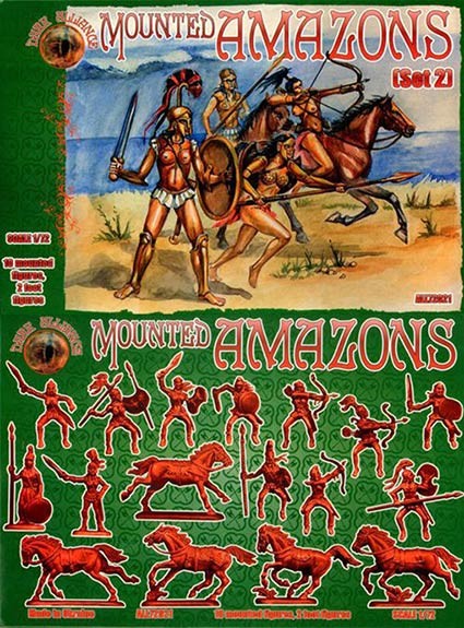 Dark Alliance ALL72021 Mounted Amazons 1/72