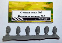 Zebrano ZF35012 Немецкие головы №2 1/35