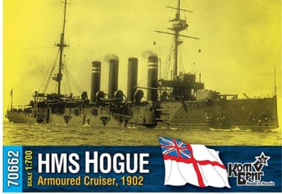 Combrig 70662WL HMS Hogue Armoured Cruiser, 1902 1/700