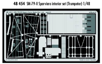 Eduard 48454 SM 79II Sparviero interior фототравление Eduard