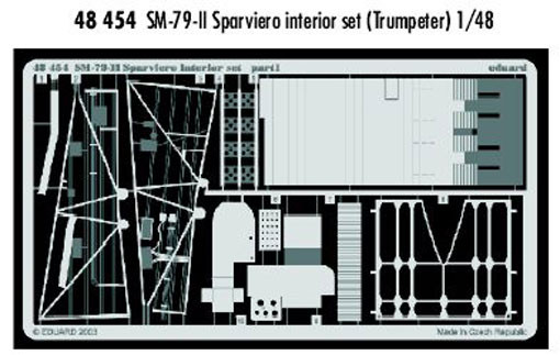 Eduard 48454 SM 79II Sparviero interior фототравление Eduard