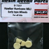 Kora Model D7257 Wheels for Hawker Hurricane Mk.I (early) 1/72