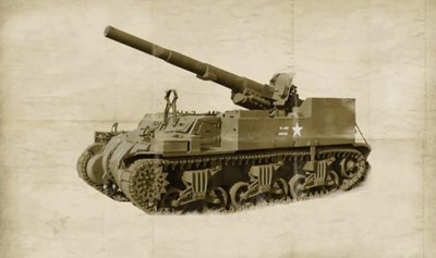 Italeri 07076 САУ M12 Gun Motor Carriagе 1/72