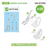 Art Scale 200-S72002 Supermarine Spitfire seat belts - 3D-printed decals 1/72
