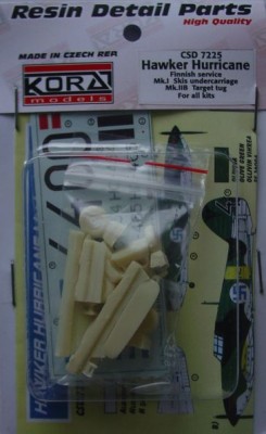 Kora Model CSD7225 Hawker Hurricane Mk.I/Mk.IIB Finnish Ski 1/72