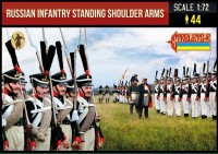 Strelets STR21672 Russian Infantry Standing Shoulder Arms 1/72