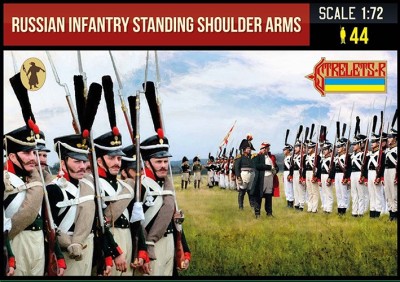 Strelets STR21672 Russian Infantry Standing Shoulder Arms 1/72