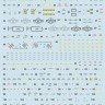 Print Scale 72523 McDonnell F-15A/F-15C/F-15E Eagle Technical Stencils 'Low Vis 1/72
