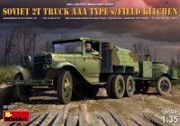 MiniArt 35257 Советский грузовик ГАЗ-ААА с полевой кухней 1/35
