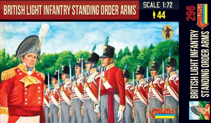 Strelets STR29672 British Light Infantry Standing Order Arms Napoleonic 1/72