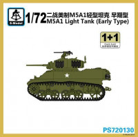 S-Model PS720130 M5A1 Light Tank 1+1 Quickbuild 1/72