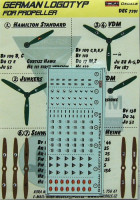 Kora Model DEC7291 German logotypes for propeller декали декали 1/72