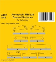 CMK SP4492 Aermacchi MB-326 Control Surfaces (ITAL) 1/48