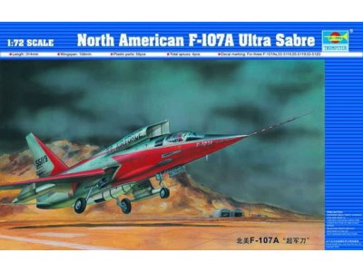 Trumpeter 01605 Самолет F-107A 1/72