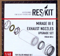 Reskit RSU48-0016 Mirage III E exhaust nozzles (ITA) 1/48