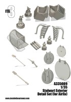 Inside the Armour ITA335089 Alvis FV622 STALWART EXTERIOR detail set 1/35