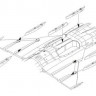 CMK 4304 JAS-39C Gripen – Correction Wing racks 1/48
